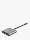 Trust Dalyx 3-in-1 USB-C Hub Adapter, Grey
