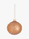 John Lewis Christmas Cottage Bio Glitter Branches Bauble
