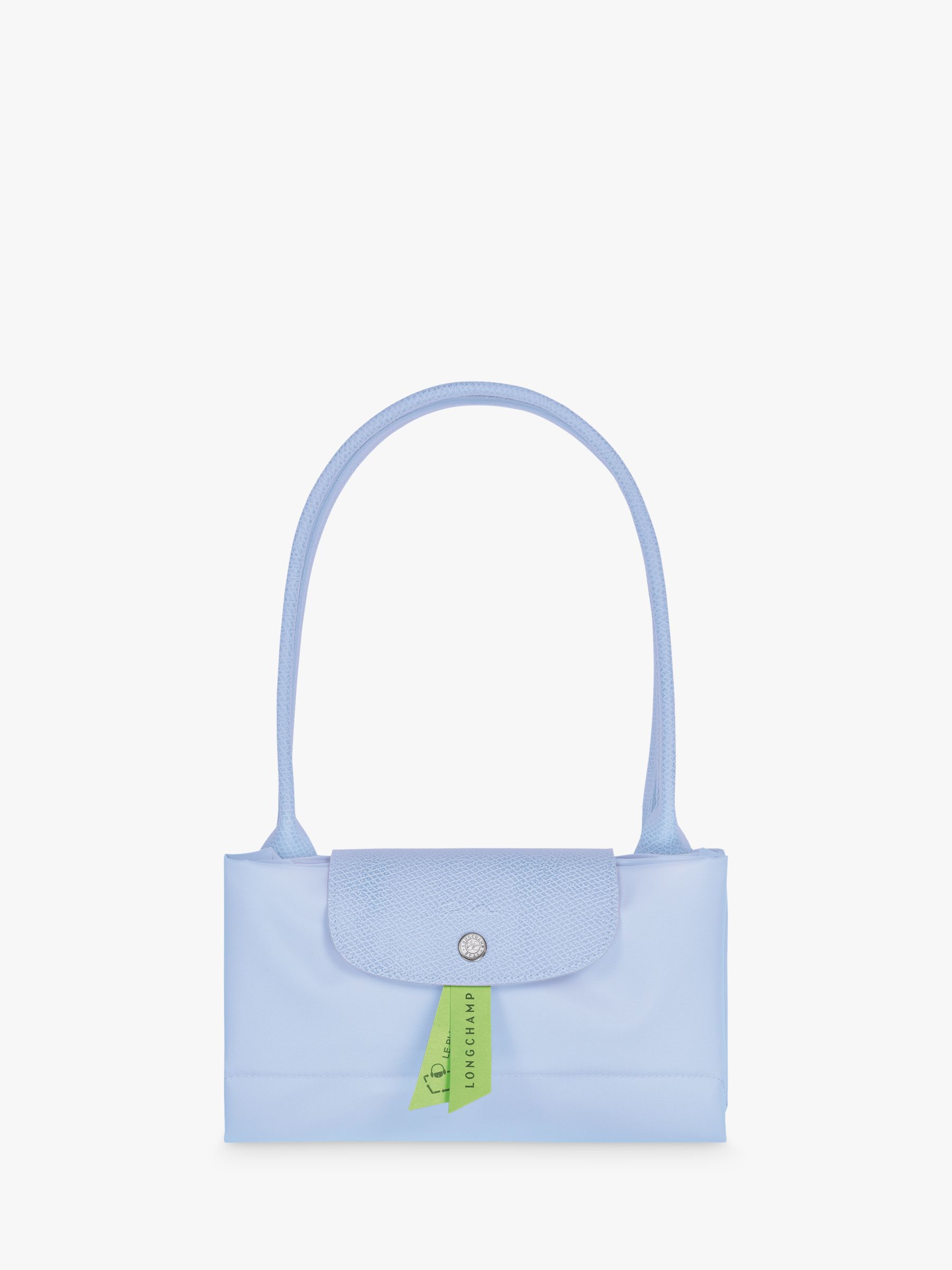 Longchamp Le Pliage Green Pouch with Handle Blue Women