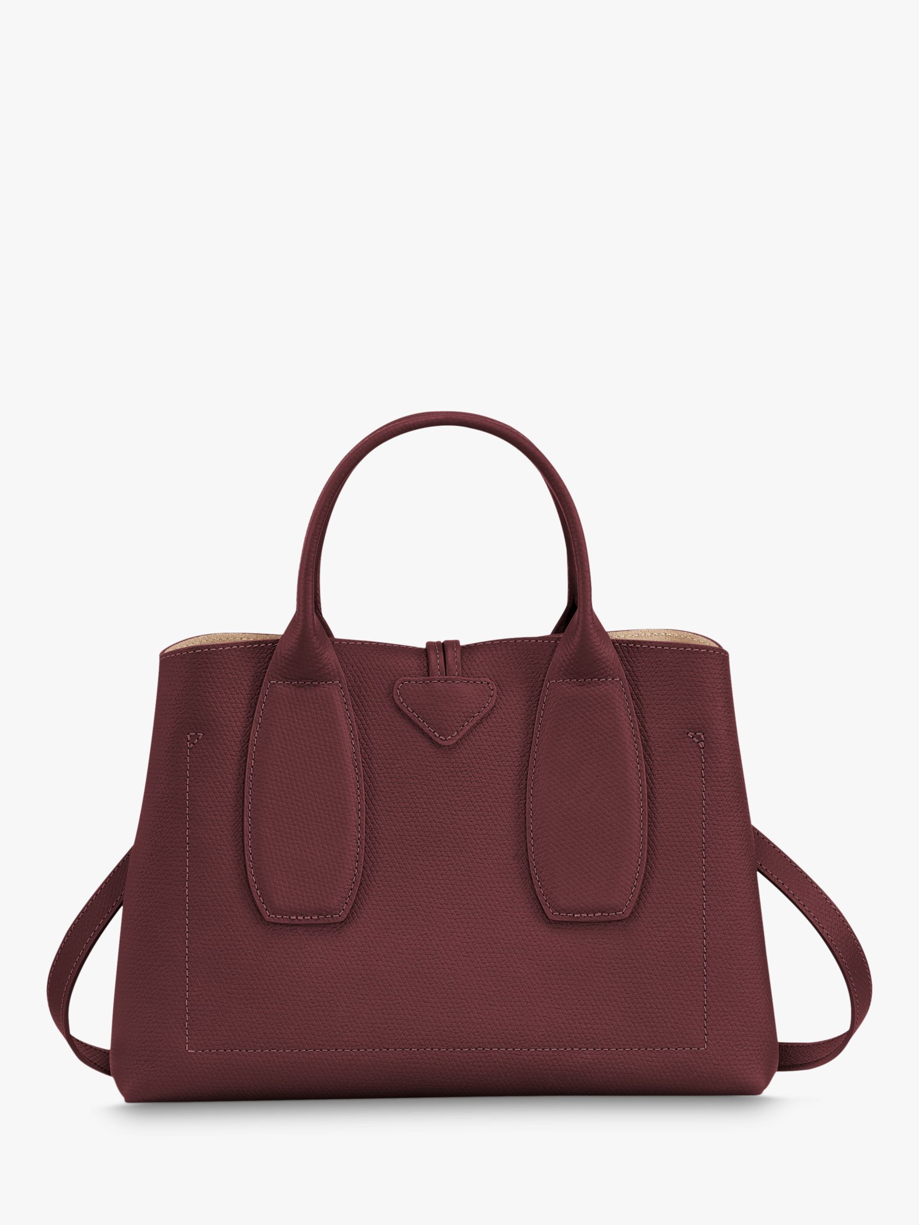 Longchamp Handbag S Roseau In Plum