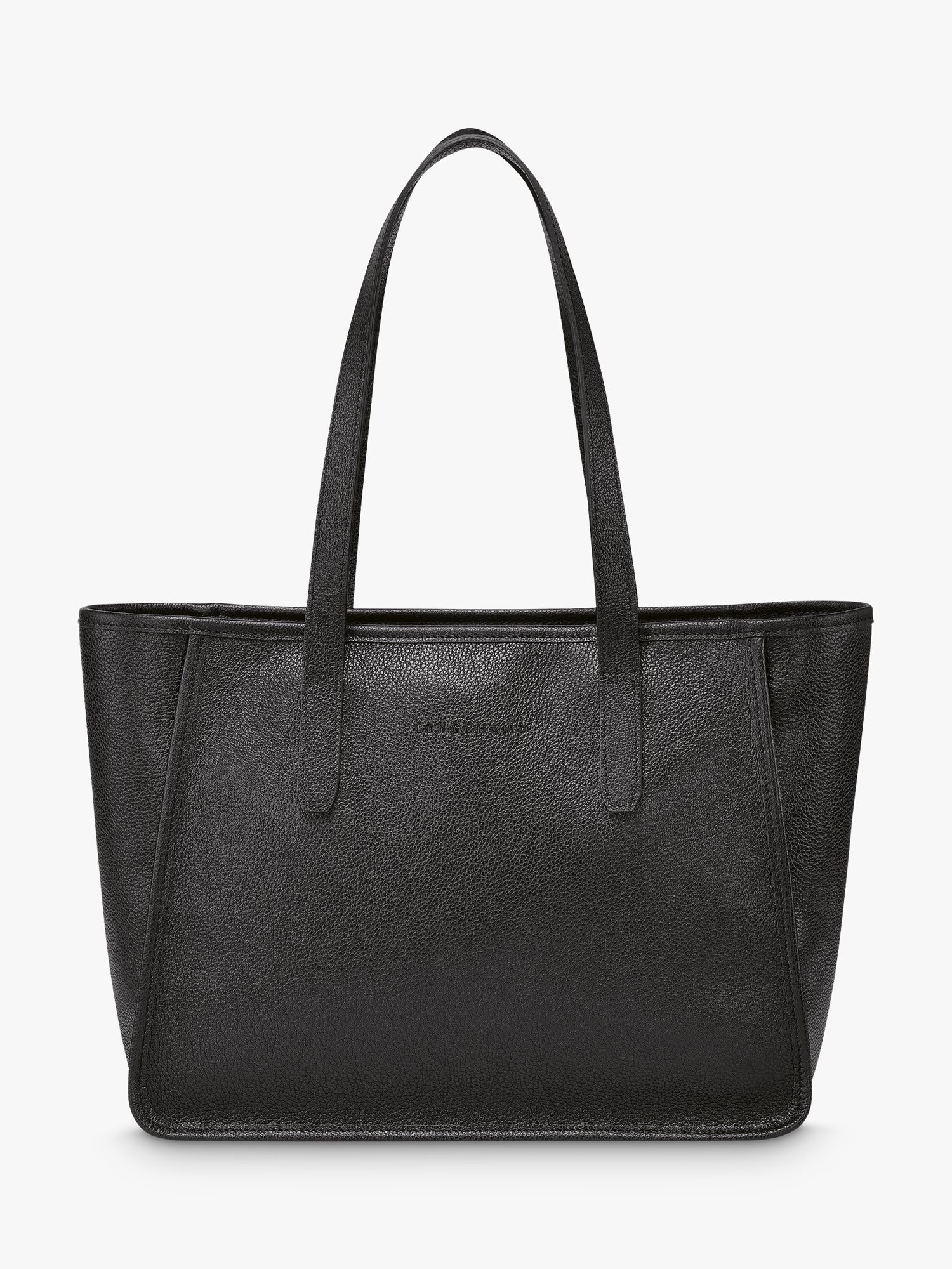 Longchamp Le Foulonne Tote Bag, Black at John Lewis & Partners