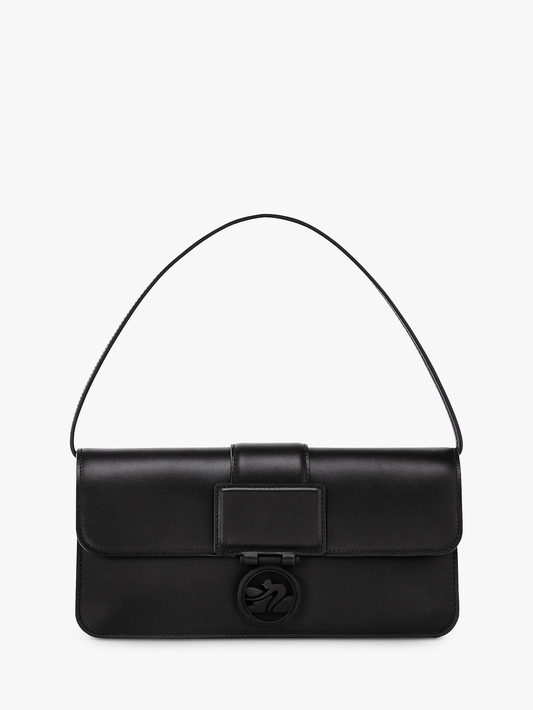 Buy Longchamp Box-Trot Baguette Bag, Black Online at johnlewis.com