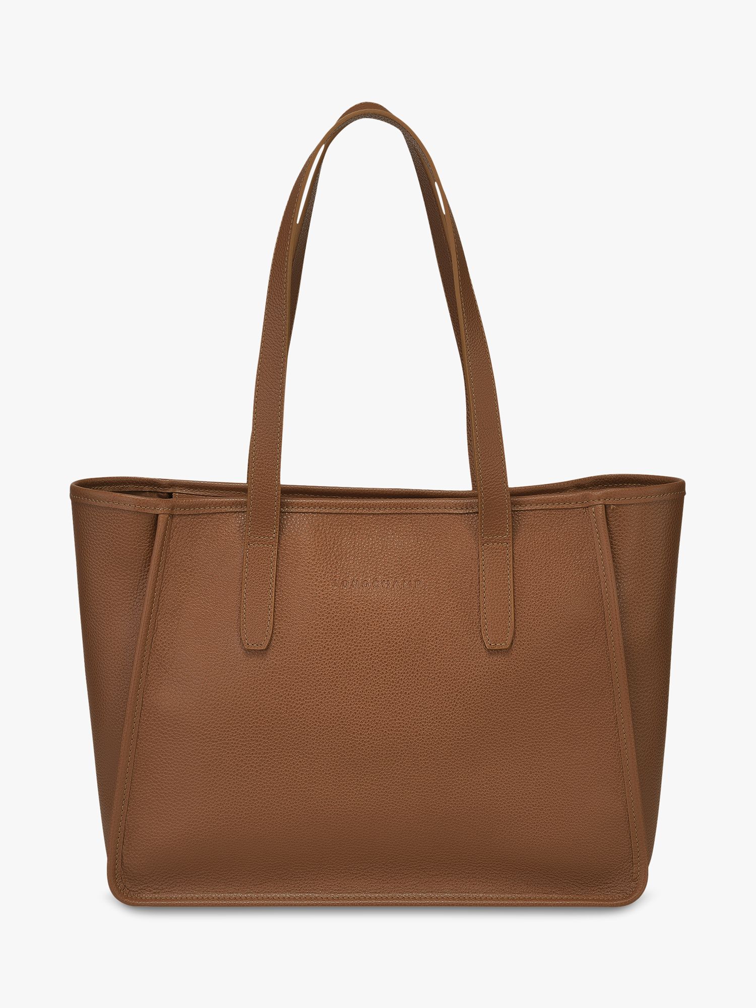 Le Foulonné M Tote bag Caramel - Leather (10156021121)