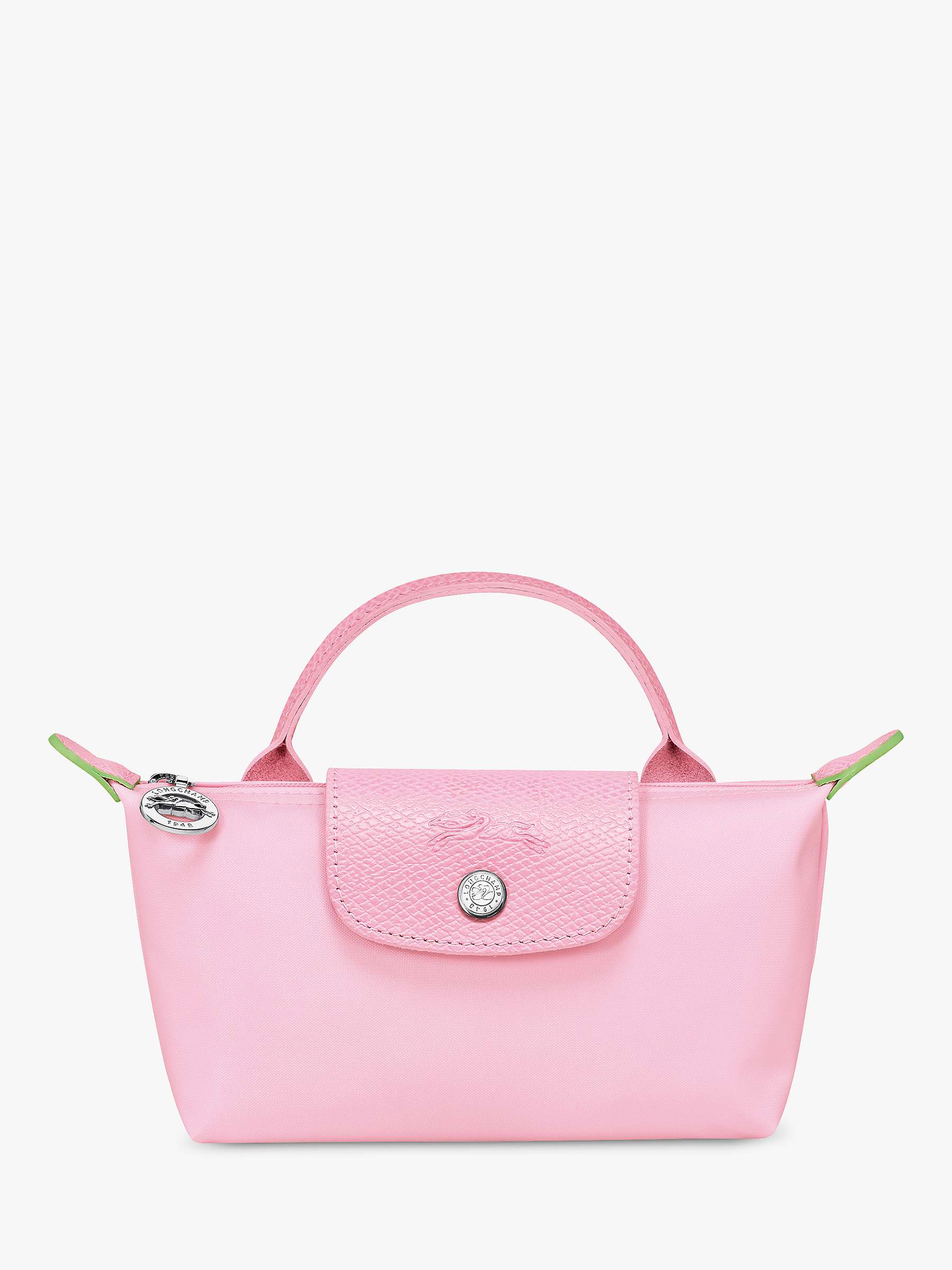 Longchamp Le Pliage Green Recycled Canvas Pouch, Pink at John