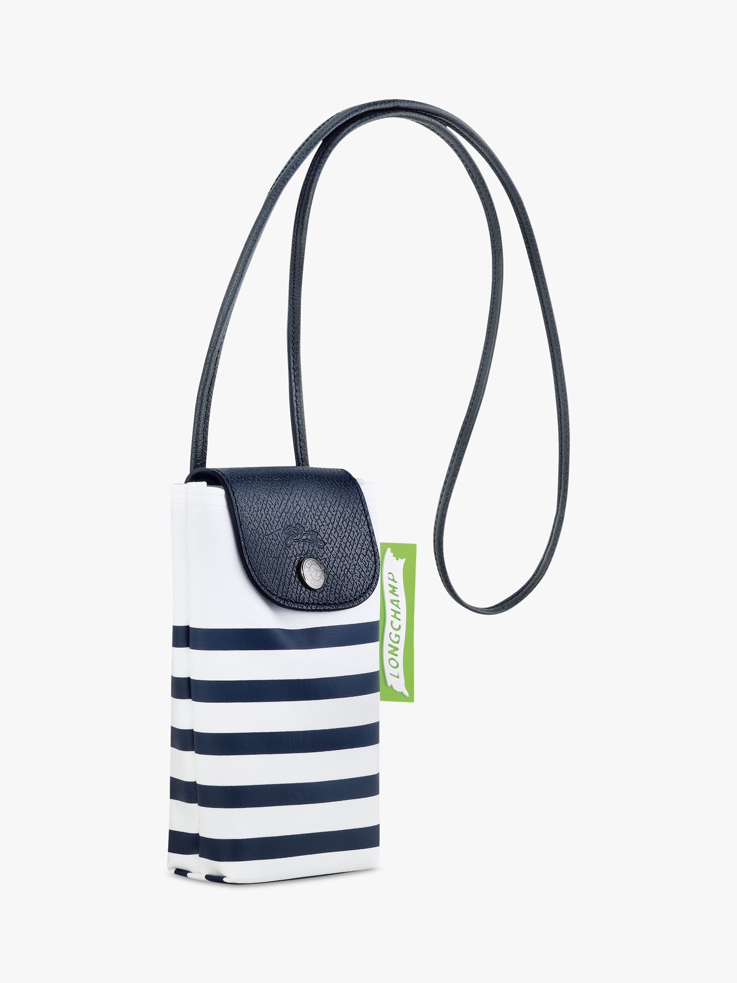 Longchamp Le Pliage Striped Nylon Cosmetic Case