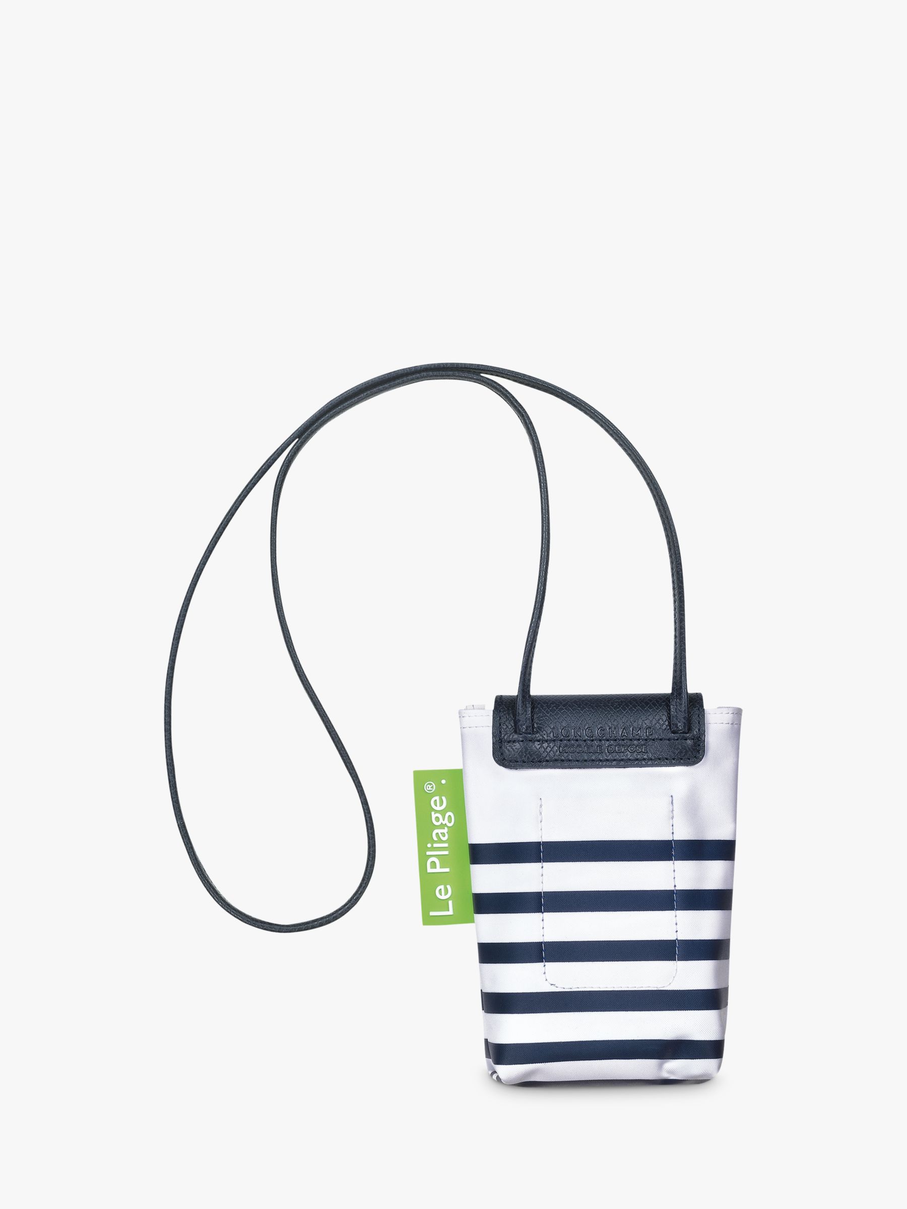 Longchamp Le Pliage Striped Phone Shoulder Bag