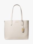 Michael Kors Eliza Leather Tote Bag, Cream