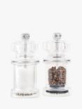 Cole & Mason Acrylic Salt & Pepper Mill Gift Set, Clear