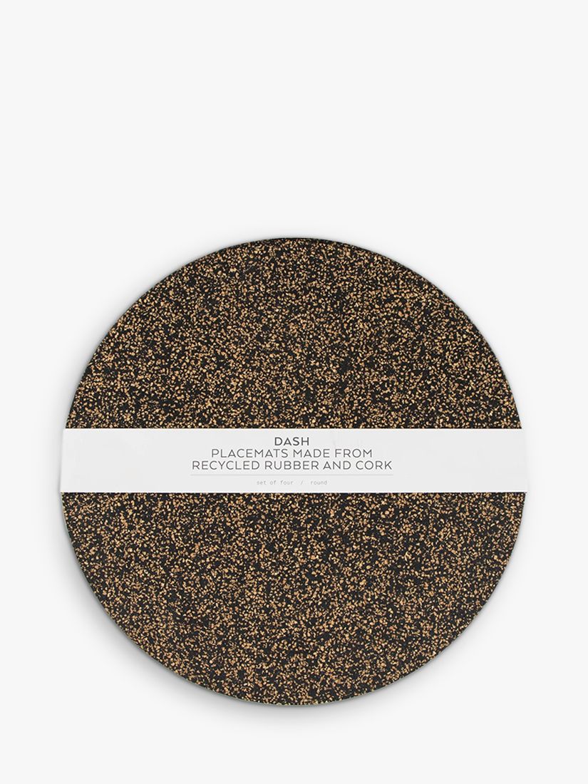 John Lewis Round Cork Placemats, Set of 4, Natural