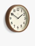 Jones Clocks Lodge Quartz Analogue Wall Clock, 25cm, Natural
