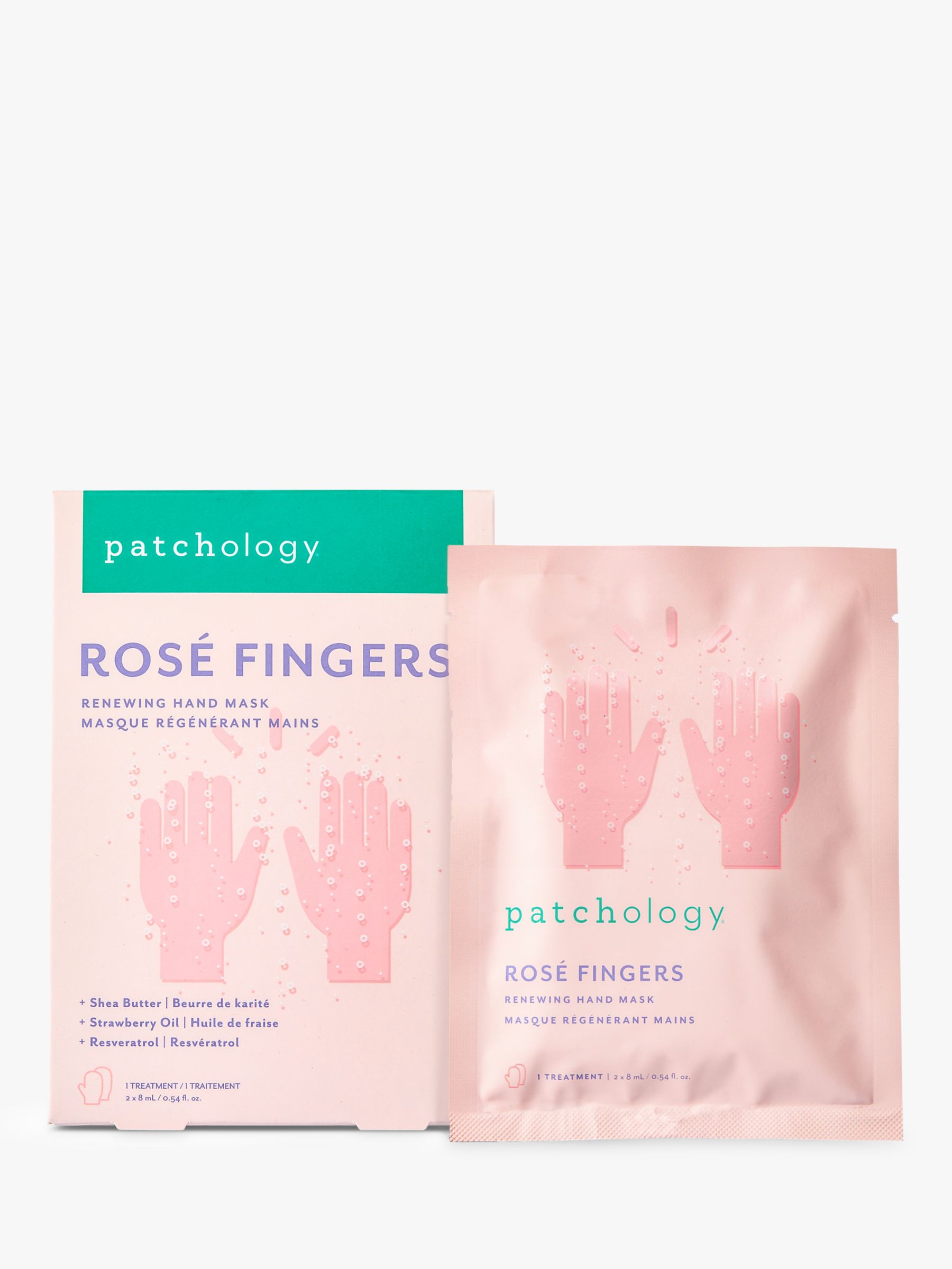 Patchology Serve Chilled™ Rosé Fingers Hand Mask 1