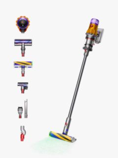 Dyson V12 Detect Slim Absolute Cordless Vacuum Cleaner, Yellow/Nickel