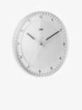 Braun Round Silent Sweep Analogue Wall Clock, 30cm, White