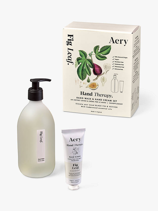 Aery Fig Leaf Hand Wash & Hand Cream Gift Set 1