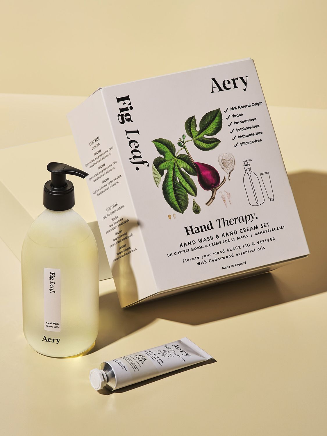 Aery Fig Leaf Hand Wash & Hand Cream Gift Set