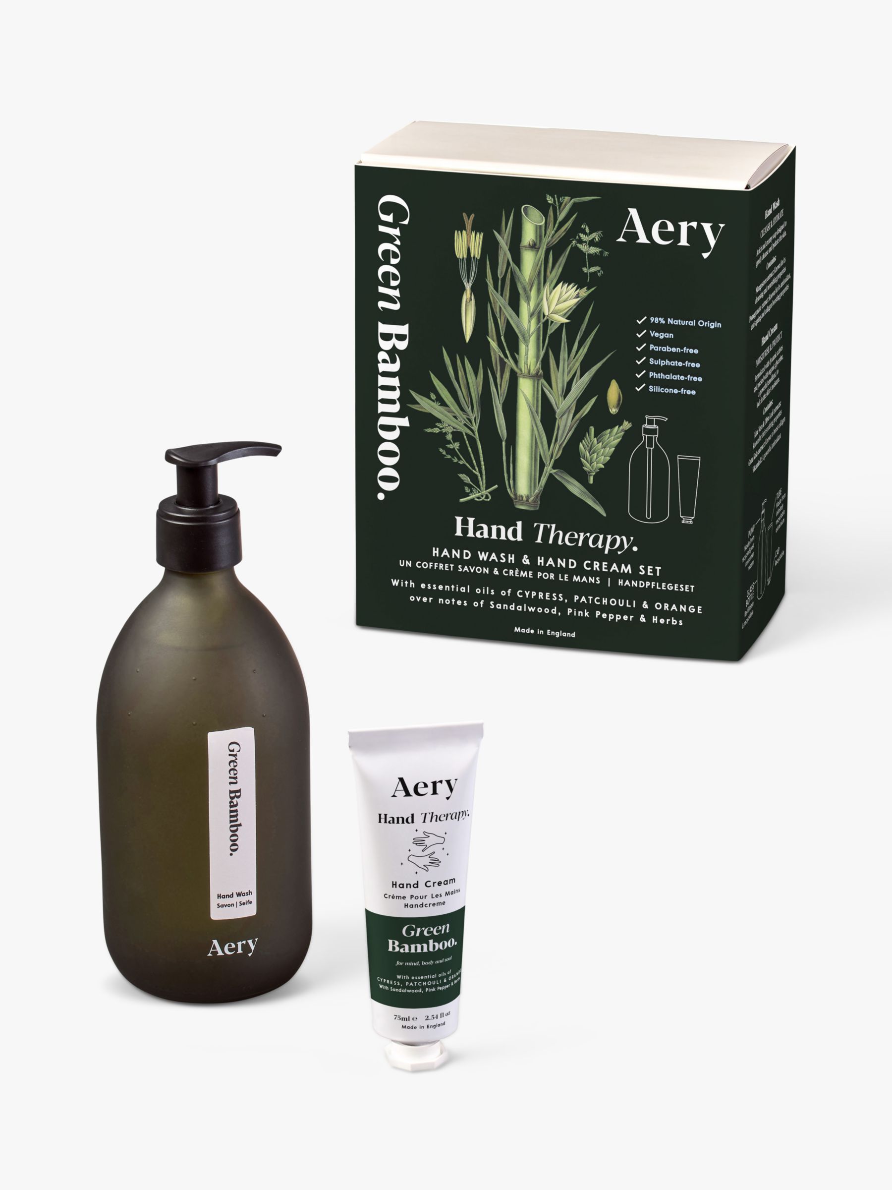 Aery Bamboo Hand Wash & Hand Cream Gift Set 1