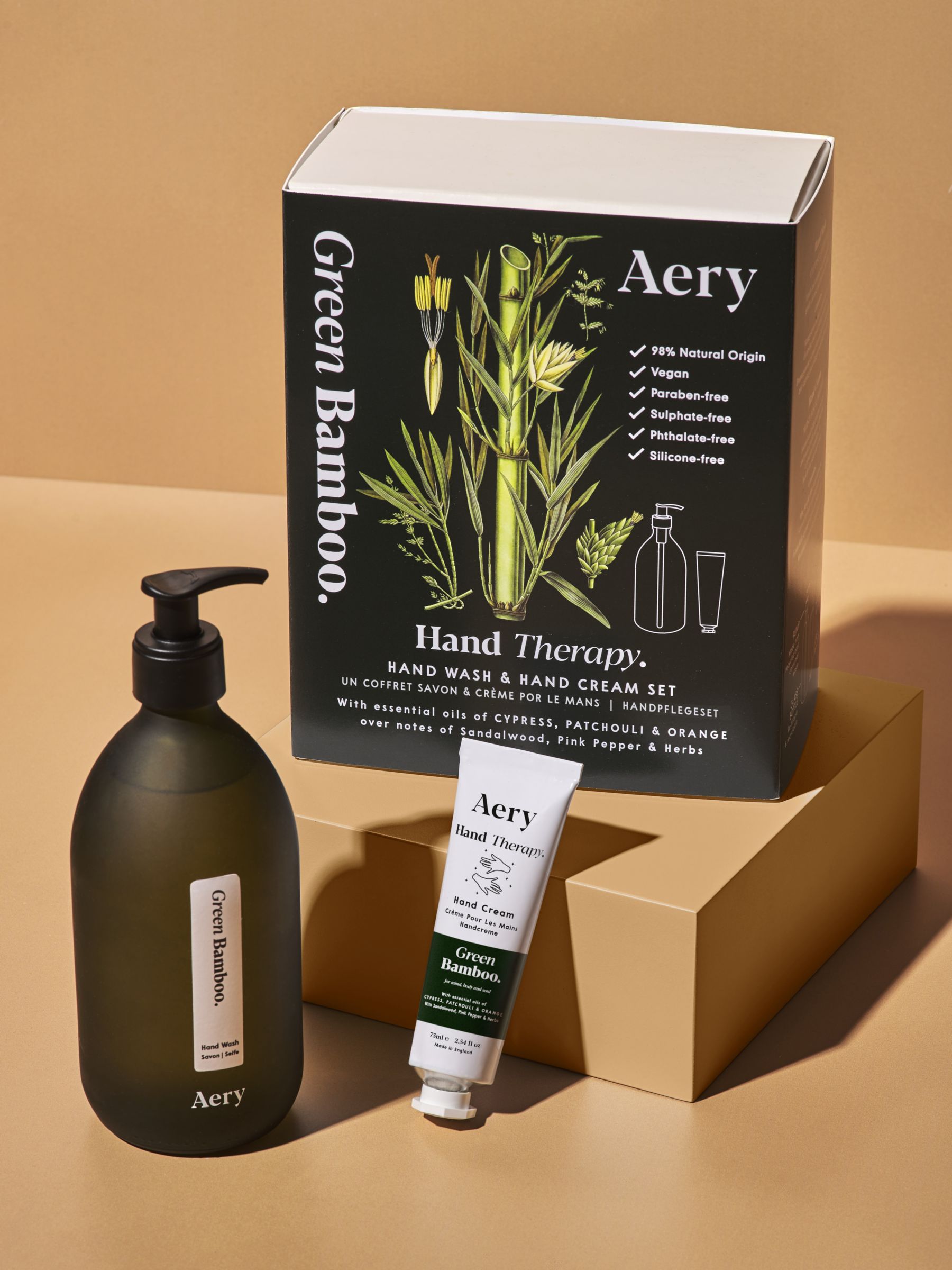 Aery Bamboo Hand Wash & Hand Cream Gift Set 3
