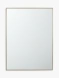 John Lewis Scandi Metal Rectangular Mirror, 102 x 76cm, Gold