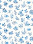 Harlequin x Sophie Robinson Furnishing Fabric Woodland Floral & Caprice, Lapis/Amthyst/Pearl