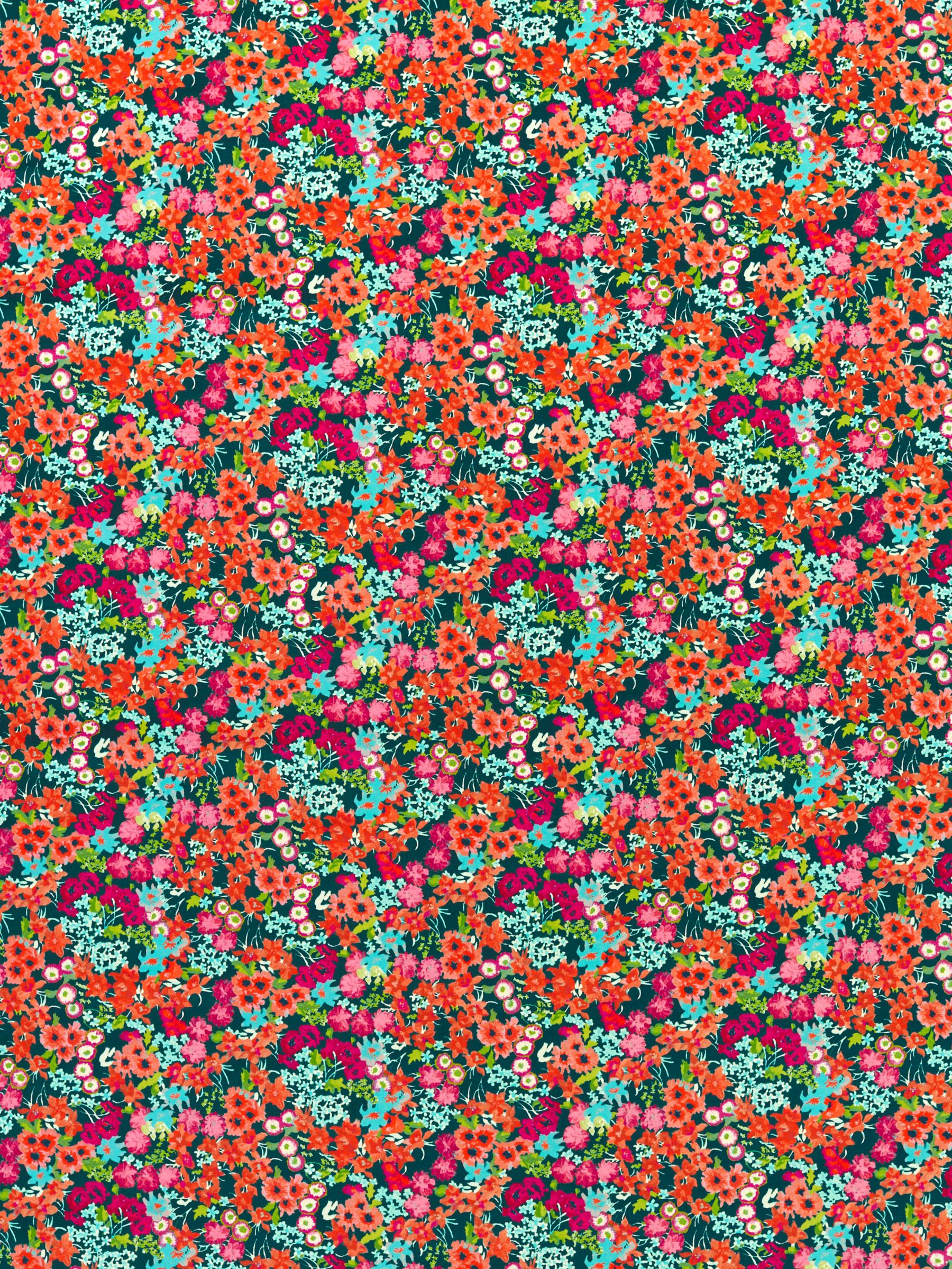 Harlequin x Sophie Robinson Wildflower Meadow Fabric, Carnelian/Aqua/Peridot