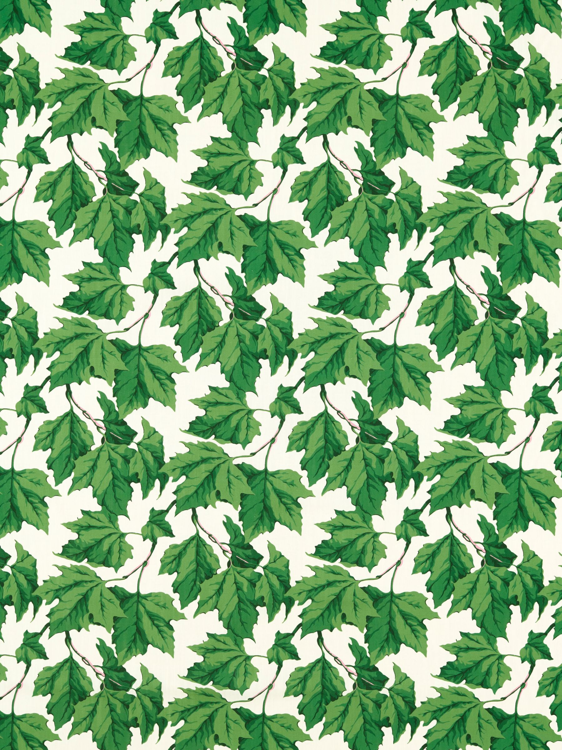 Harlequin x Sophie Robinson Dappled Leaf Fabric, Emerald