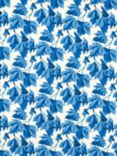 Harlequin x Sophie Robinson Dappled Leaf Fabric, Lapis