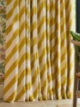 Harlequin x Sophie Robinson Paper Straw Stripe Fabric, Citrine