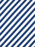 Harlequin x Sophie Robinson Paper Straw Stripe Fabric, Lapis