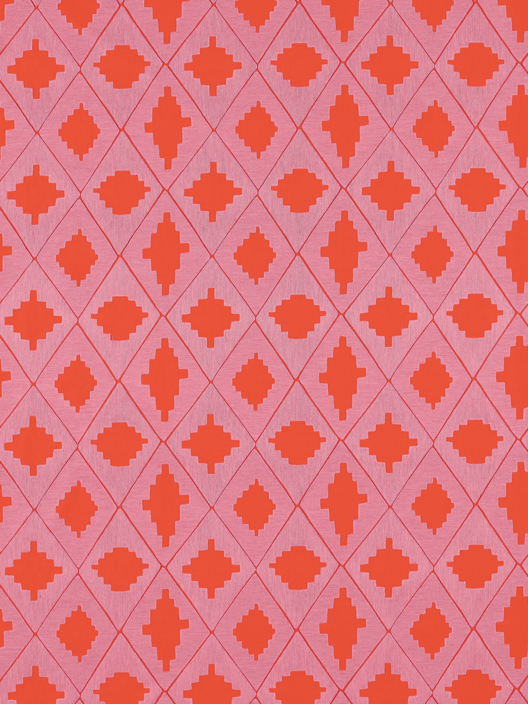 Harlequin x Sophie Robinson Garden Terrace Fabric, Ruby/Rose