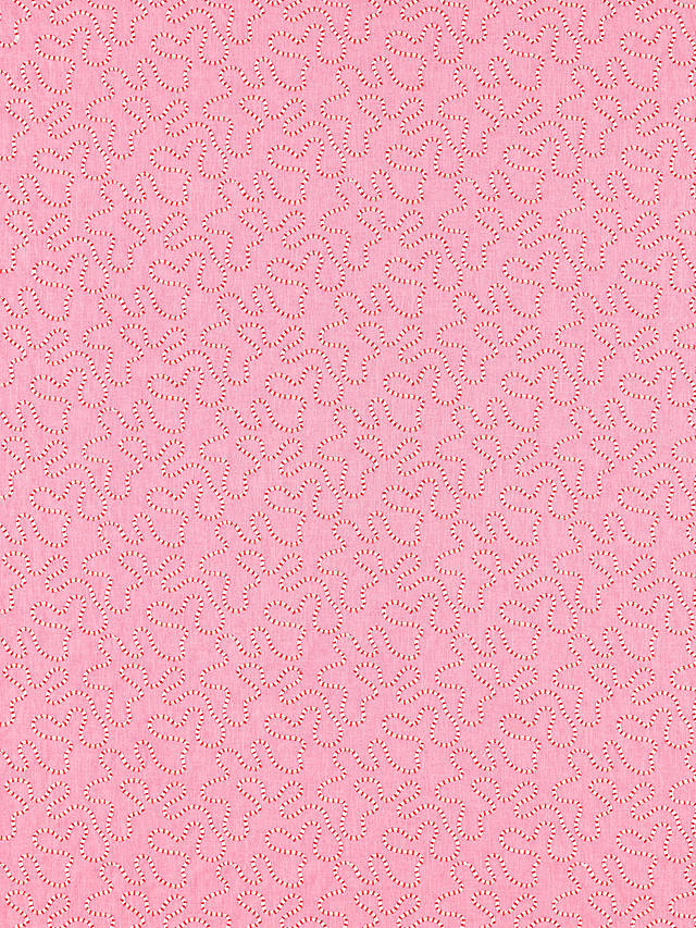 Harlequin x Sophie Robinson Wiggle Rose Fabric, Rose Quartz/Ruby
