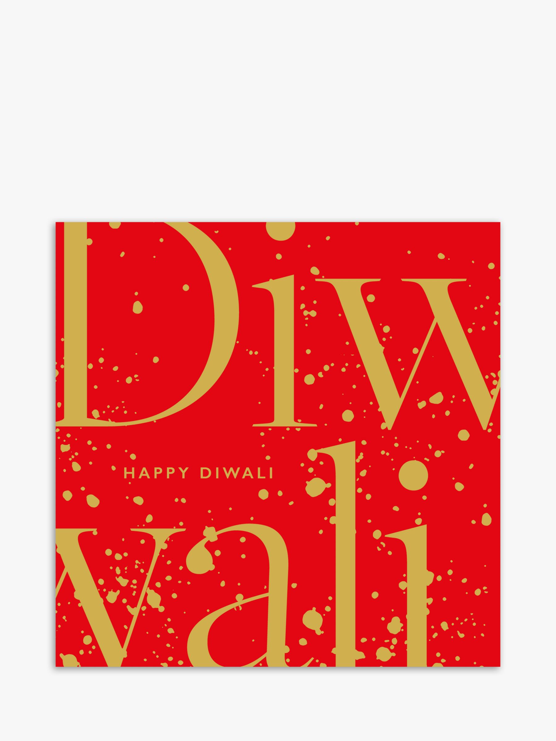 Art File Gold Spot Happy Diwali Card
