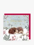 Louise Mulgrew Designs Hedgehogs Christmas Kisses Christmas Card