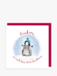 Louise Mulgrew Designs Grandson Christmas Penguin Christmas Card