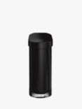 simplehuman Slim Pedal Bin, Black, 45L