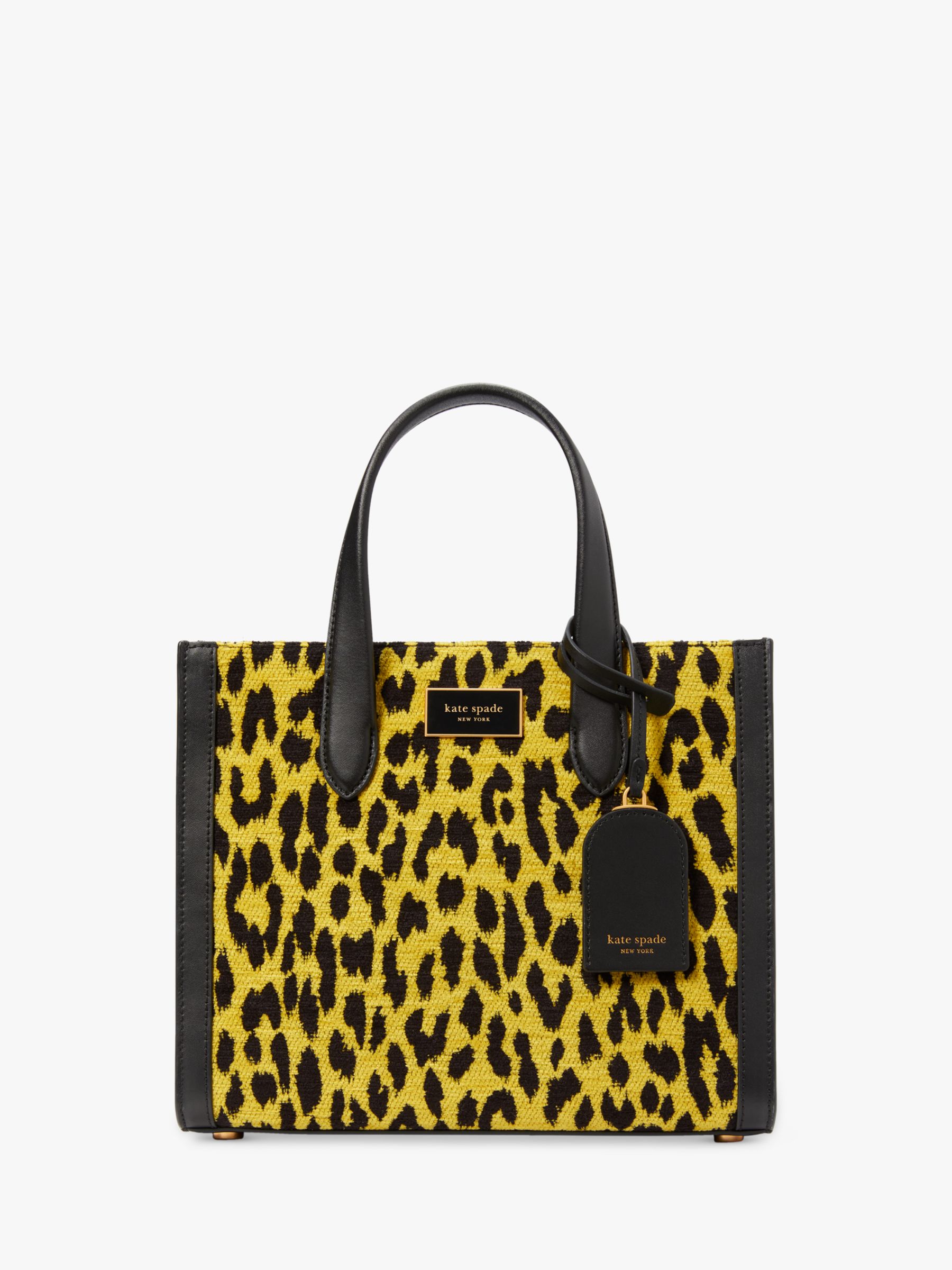 kate spade new york Manhattan Leopard Print Tote Bag, Wild Chamomile ...