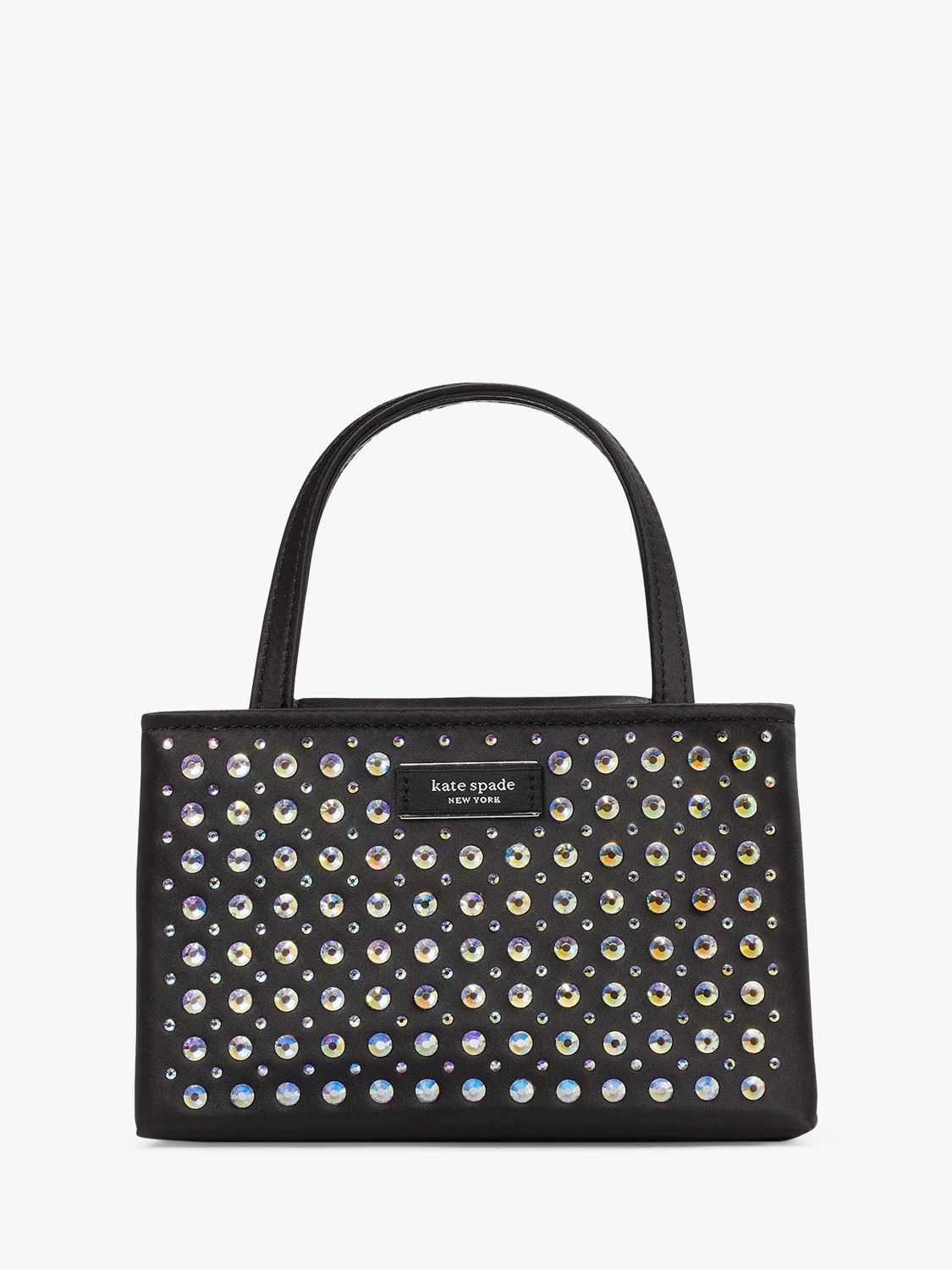 kate spade new york Sam Embellished Mini Grab Bag, Black