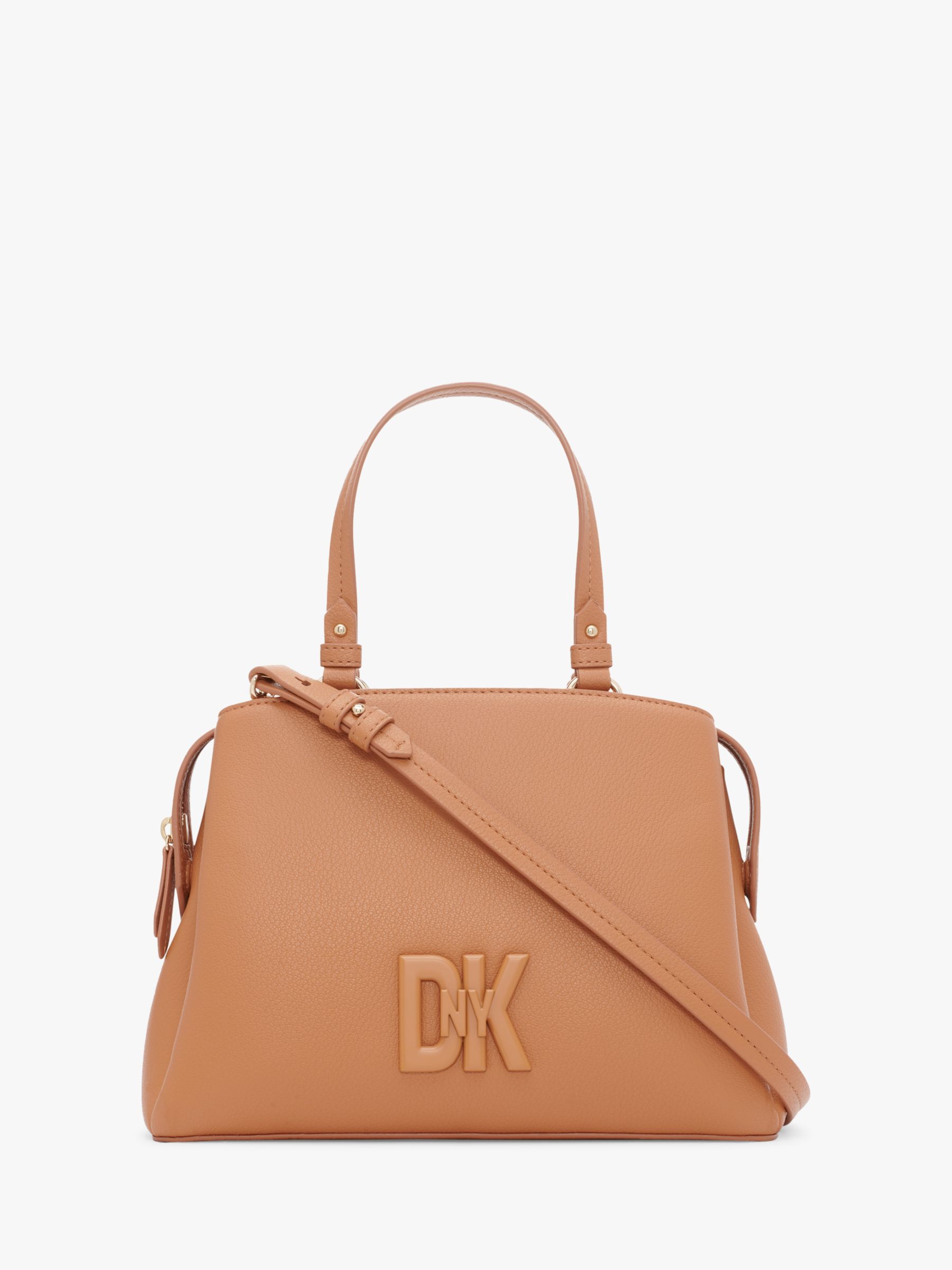 DKNY Seventh Avenue Leather Shoulder Bag, Caramel
