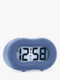 Acctim Nash Smartlite Soft-Touch Case Digital LCD Alarm Clock, Blue