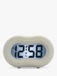 Acctim Nash Smartlite Soft-Touch Case Digital LCD Alarm Clock, Putty