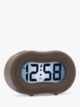 Acctim Nash Smartlite Soft-Touch Case Digital LCD Alarm Clock, Dark Grey