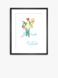 Pablo Picasso - 'Fleurs' Framed Print & Mount, 50 x 40cm, Multi