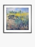 Claire Oxley - 'Sunlit' Framed Print & Mount, 60 x 60cm, Yellow/Multi
