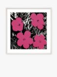 Andy Warhol - 'Flowers' Framed Print & Mount, 50 x 50cm