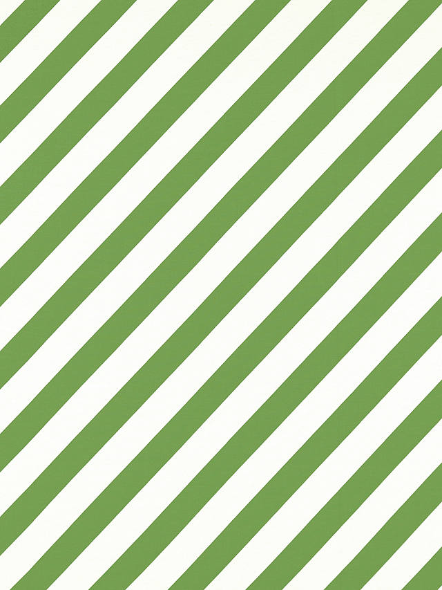 Harlequin x Sophie Robinson Paper Straw Stripe Fabric, Peridot