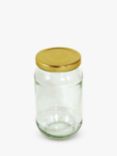 Tala Round Pickling/Preserving Jar, 454ml, Clear/Gold