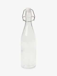 Tala Glass Clip-Top Cordial Bottle, 530ml, Clear