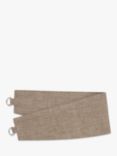 John Lewis Textured Weave Tieback, Pack of 2, Mocha