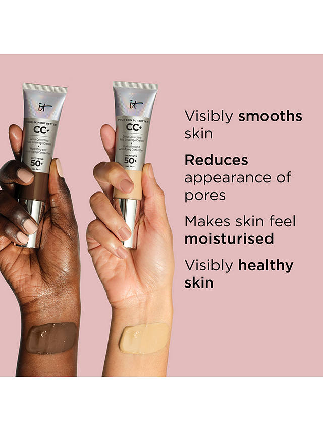 IT Cosmetics Your Skin But Better CC+ Cream with SPF 50, Deep Neutral 6