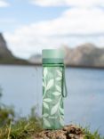 Zoku Leaf Print Leak-Proof Plastic Drinks Bottle, 600ml, Green