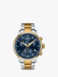 Tissot T1166172204100 Men's Chrono XL Classic Bracelet Strap Watch, Blue/Multi